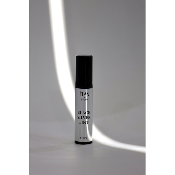 Система фарбування вій з інкапсульованим сріблом Elan BLACK SILVER TINT (Засіб 2), 10 мл