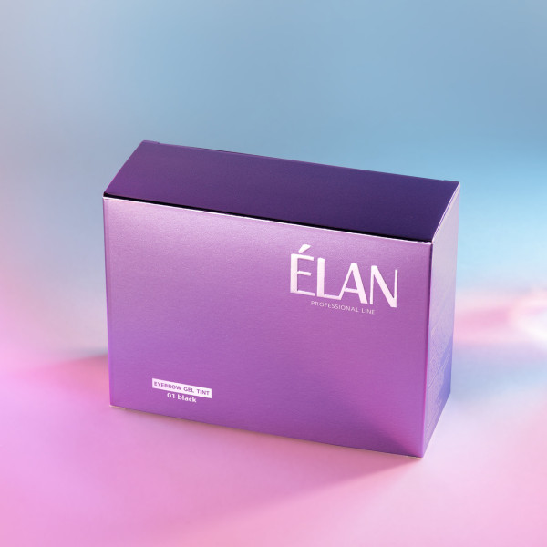 Фарба для брів ELAN комплект 01 Black, Чорний