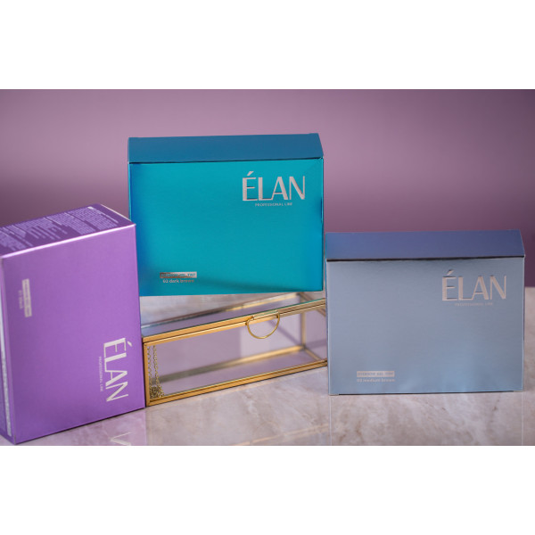 Фарба для брів ELAN комплект 02 Dark-brown, Темно-коричневий Фарба для брів ELAN комплект 02 Dark-brown, Темно-коричневий