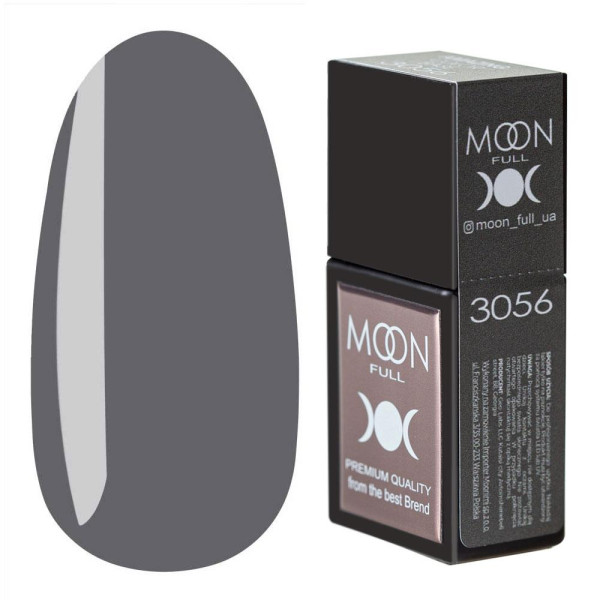 Камуфляжная база - Moon Full Amazing Color Base №3056, 12 мл (темно-серый) Камуфляжная база - Moon Full Amazing Color Base №3056, 12 мл (темно-серый)