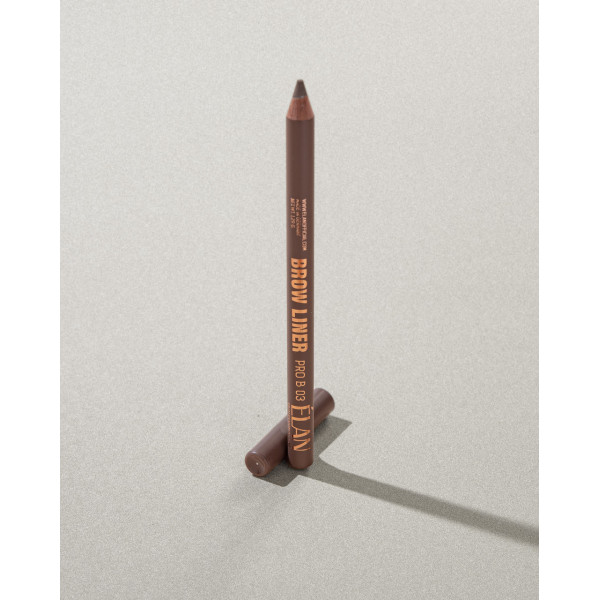 Олівець для брів пудровий Elan Brow Liner Pro B №03, blonde Олівець для брів пудровий Elan Brow Liner Pro B №03, blonde
