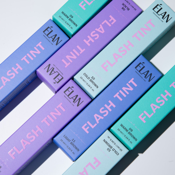 Фарба для брів та вій ELAN "Flash Tint" - 09 warm brown, 10 мл Фарба для брів та вій ELAN "Flash Tint" - 09 warm brown, 10 мл