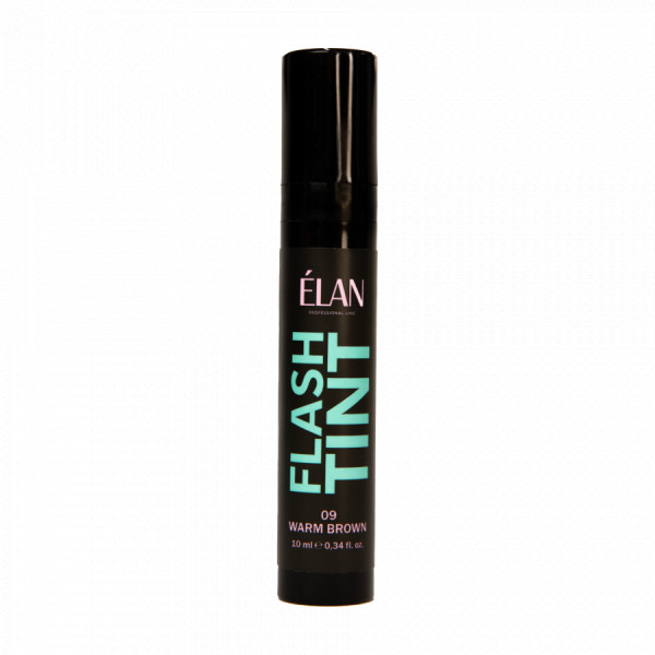 Фарба для брів та вій ELAN "Flash Tint" - 09 warm brown, 10 мл Фарба для брів та вій ELAN "Flash Tint" - 09 warm brown, 10 мл