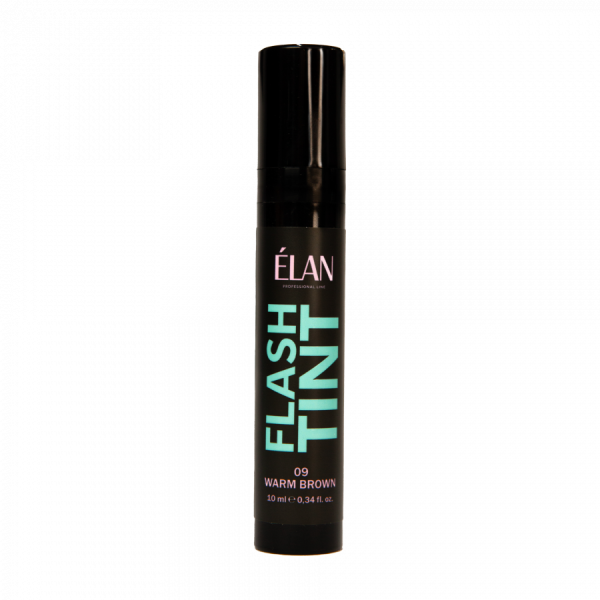 Фарба для брів та вій ELAN "Flash Tint" - 09 warm brown, 10 мл