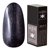 Камуфляжна база - Moon Full Amazing Color Base №3011, 12 мл (чорно-синій з дрібним шиммером)