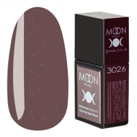 Камуфляжная база - Moon Full Amazing Color Base №3026, 12 мл (молочный шоколад с шиммером)