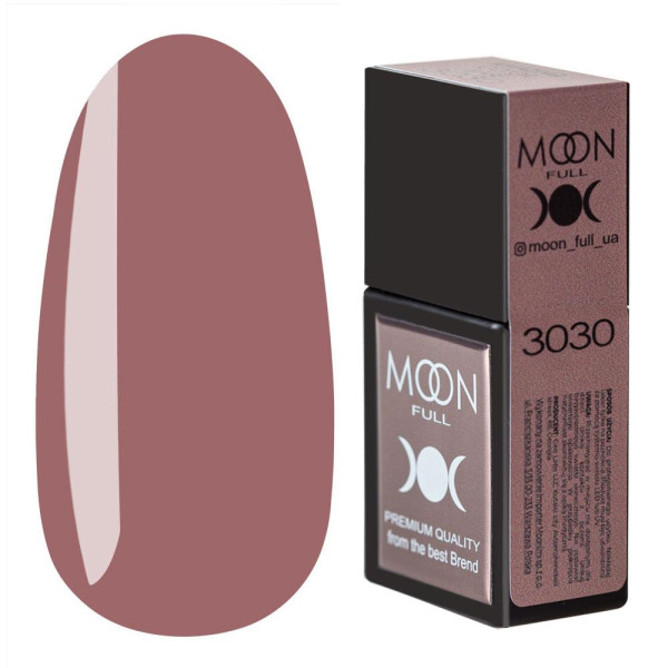 Камуфляжна база - Moon Full Amazing Color Base №3030, 12 мл (рожево-коричневий) Камуфляжна база - Moon Full Amazing Color Base №3030, 12 мл (рожево-коричневий)
