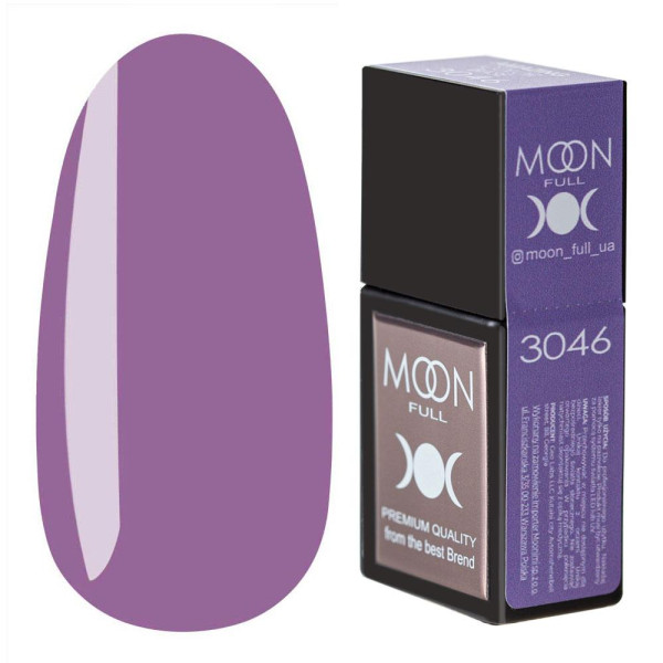 Камуфляжная база - Moon Full Amazing Color Base №3046, 12 мл (светло-фиолетовый)