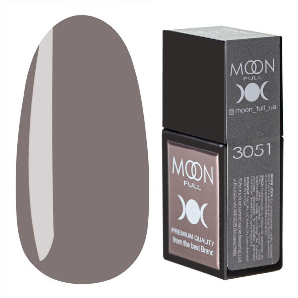 Камуфляжна база - Moon Full Amazing Color Base №3051, 12 мл (коричнево-сірий) Камуфляжна база - Moon Full Amazing Color Base №3051, 12 мл (коричнево-сірий)