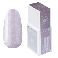 Моделирующий жидкий гель Moon Full Amazing Liquid Builder Gel №BG28 (сиреневый с шиммером), 15 мл