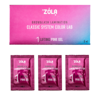 Набір сладників для ламінування в саше ZOLA Color Lab 01 Lifting Pink Gel (3 x 1ml)