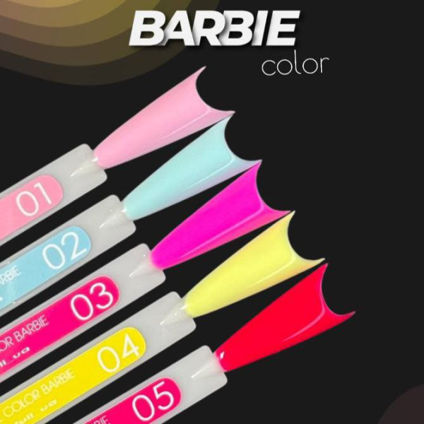 Гель-лак Moon Full Barbie Color Gel polish №05 спелая малина, 8 мл