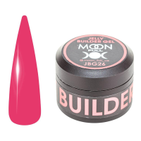 Моделирующий гель-желе Moon Full Jelly Builder Gel №JBG26 насыщено-розовый, 30 мл