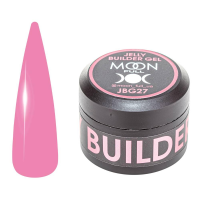Моделирующий гель-желе Moon Full Jelly Builder Gel №JBG27 розовый полупрозрачный, 30 мл