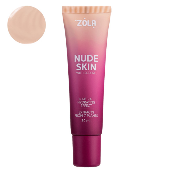 Тональний крем, основа ZOLA Nude Skin - 01 Light, 30 мл Тональний крем, основа ZOLA Nude Skin - 01 Light, 30 мл