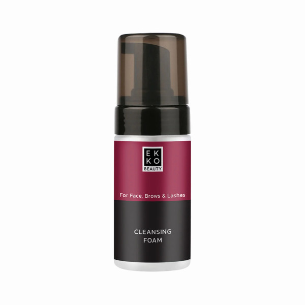 Шампунь, піна, мус для обличчя, брів та вій Ekko Beauty Cleansing Foam, 100 мл Шампунь, піна, мус для обличчя, брів та вій Ekko Beauty Cleansing Foam, 100 мл