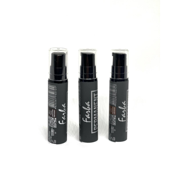Фарба для брів та вій Permanent lash&brow - темно-коричнева, 10 мл