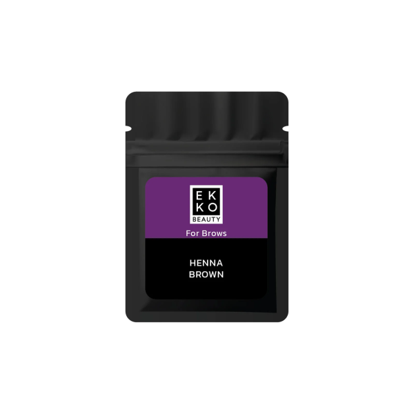 Хна для брів в саше Ekko Beauty - Brown, 7 г