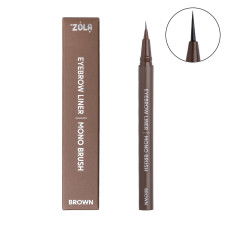Лайнер (підводка) для брів із моно-пензлем ZOLA (Brown)