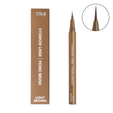 Лайнер (підводка) для брів із моно-пензлем ZOLA (Light Brown)