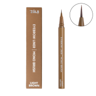 Лайнер (подводка) для бровей с моно-кистью ZOLA (Light Brown)