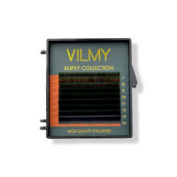 Вії Ombre Green 8 ліній KLIPKY VILMY two-tone Mix C 0.07 (7 - 14 мм) омбре