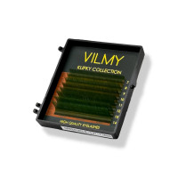 Вії Green 8 ліній KLIPKY VILMY Mix D 0.07(7 - 14)