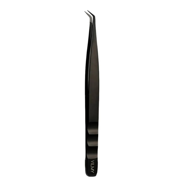 Пинцет профессиональный для наращивания ресниц VILMY мини L-50 Black Пинцет профессиональный для наращивания ресниц VILMY мини L-50 Black