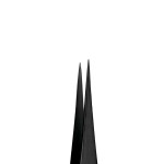 Пінцет професійний для нарощування вій VILMY (прямий) V-14b Black