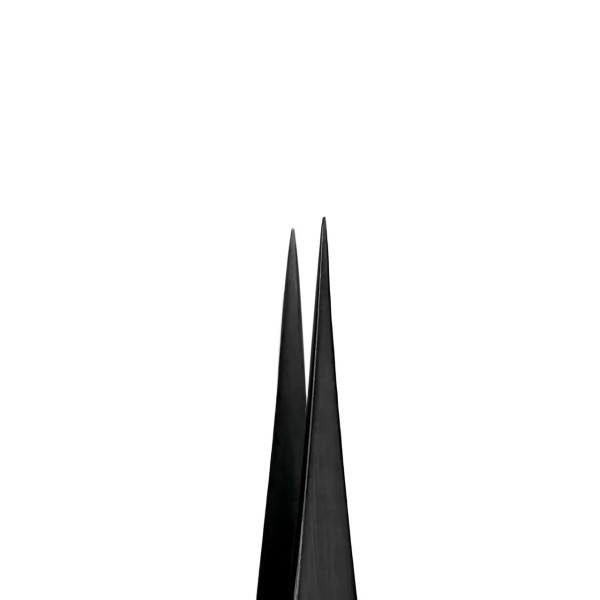 Пінцет професійний для нарощування вій VILMY (прямий) V-14b Black Пінцет професійний для нарощування вій VILMY (прямий) V-14b Black