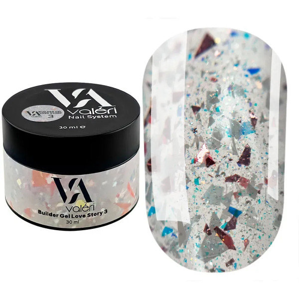 Моделюючий гель Valeri Builder Gel Love Story №3, 30 мл Моделюючий гель Valeri Builder Gel Love Story №3, 30 мл