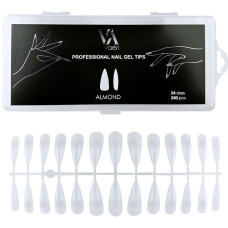 Типси для нарощення нігтів Valeri Professional  Nail Gel Tips "Almond" (240 шт)