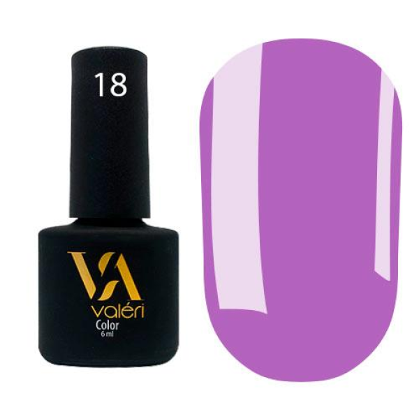 Гель-лак для ногтей Valeri Color Gel Polish №018, 6 мл