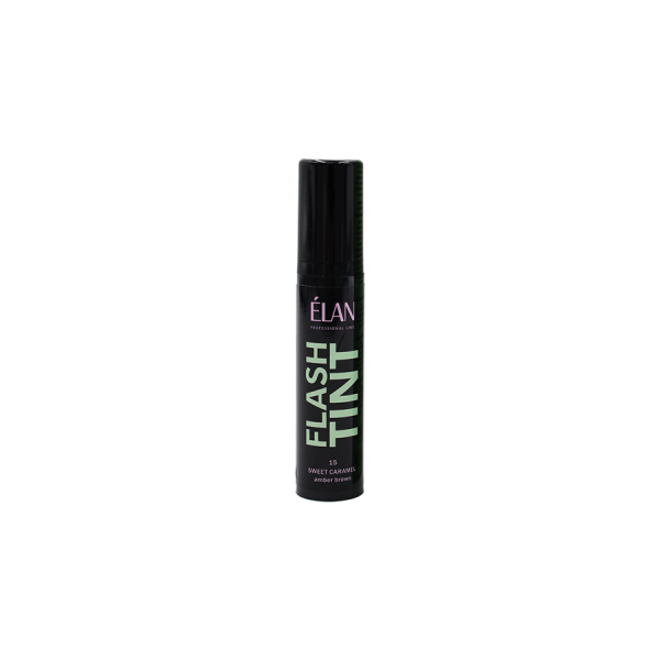 Фарба для брів та вій ELAN "Flash Tint"- 15 Sweet Caramel (amber brown), 10 мл