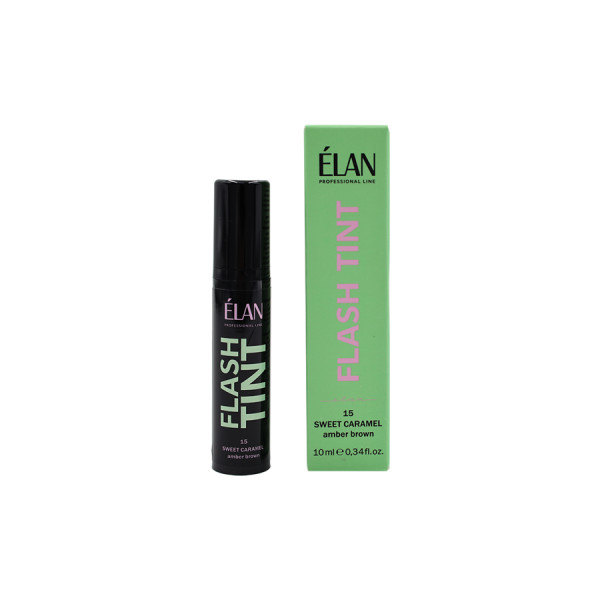 Фарба для брів та вій ELAN "Flash Tint"- 15 Sweet Caramel (amber brown), 10 мл Фарба для брів та вій ELAN "Flash Tint"- 15 Sweet Caramel (amber brown), 10 мл