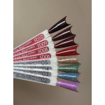 Светоотражающий гель-лак Moon Full Chrome Flake Disko №02 клубничный латте с разноцветным шиммером, 8 мл