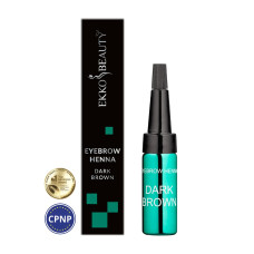 Хна для брів Ekko Beauty - Dark Brown, 5 г