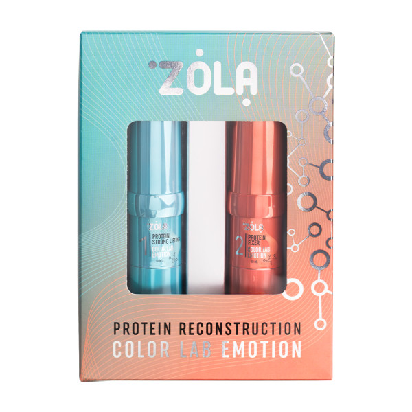 Набір складників для ламінування ZOLA EMOTION COLOR LAB BROW&LASH PROTEIN RECONSTRUCTION SYSTEM