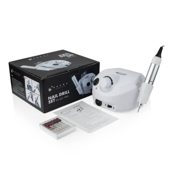 Фрезер для манікюру Bucos Nail Drill ZS-601 PRO WHITE 45 Вт, 35 000 об./хв. Фрезер для манікюру Bucos Nail Drill ZS-601 PRO WHITE 45 Вт, 35 000 об./хв.