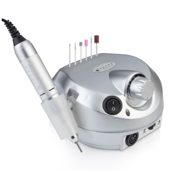 Фрезер для манікюру Bucos Nail Drill ZS-601 PRO SILVER 45 Вт, 35 000 об./хв.