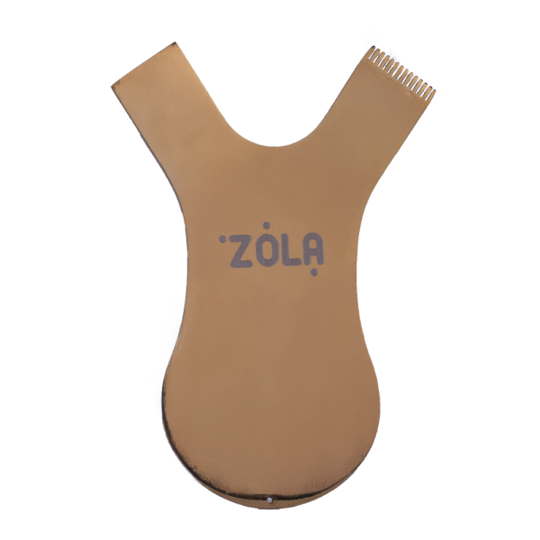 Аплікатор-гребінь для ламінування вій металевий ZOLA, золотистий
