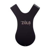 Аплікатор-гребінь для ламінування вій металевий ZOLA, чорний