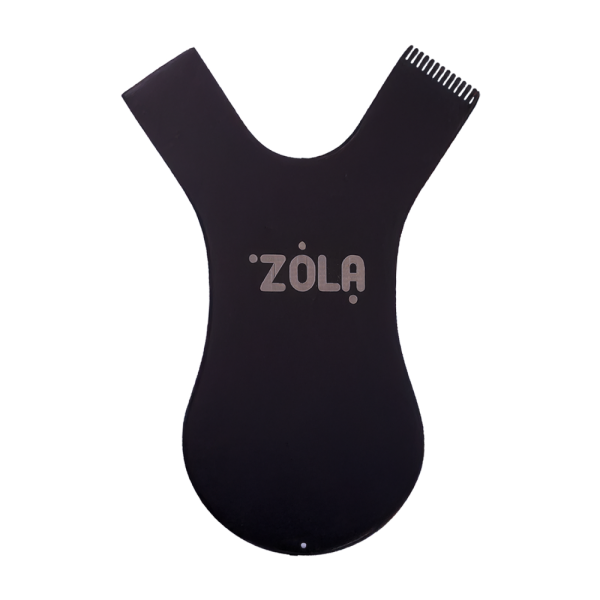 Аплікатор-гребінь для ламінування вій металевий ZOLA, чорний