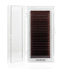 Вії velvet brown LASH&CASH - Sculptor lash, mix D 0,07 (7-13), 28 ліній Скульптор лаш мікс
