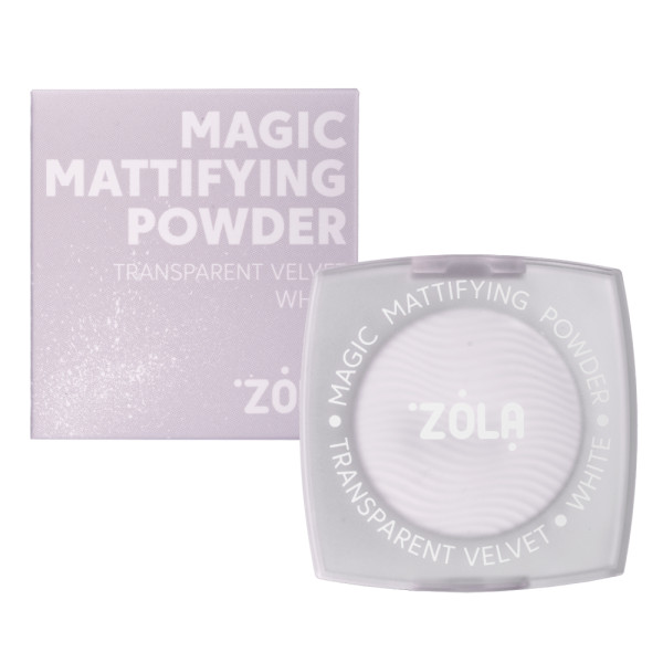Матова пудра ZOLA Magic WHITE, 5 г Матова пудра ZOLA Magic WHITE, 5 г