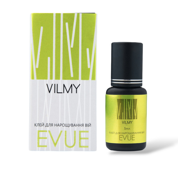 Клей для нарощування вій Evue Vilmy, 5 мл (0,5-1 сек), чорний Клей для нарощування вій Evue Vilmy, 5 мл (0,5-1 сек), чорний