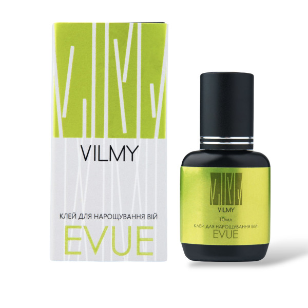 Клей для нарощування вій Evue Vilmy, 10мл (0,5-1 сек), чорний Клей для нарощування вій Evue Vilmy, 10мл (0,5-1 сек), чорний
