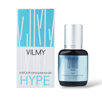 Клей для нарощування вій Hype Vilmy, 10 мл миттєва зчіпка, чорний