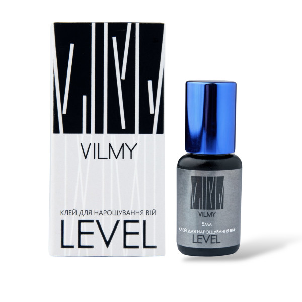 Клей для нарощування вій Level Vilmy, 5 мл (0,5 сек), чорний