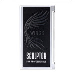 Пучки вій на стрічці чорні PRIZMATIC Wings Royal Fan - SCULPTOR mix L 0,05 (8-14), 20 ліній Скульптор Пір'я